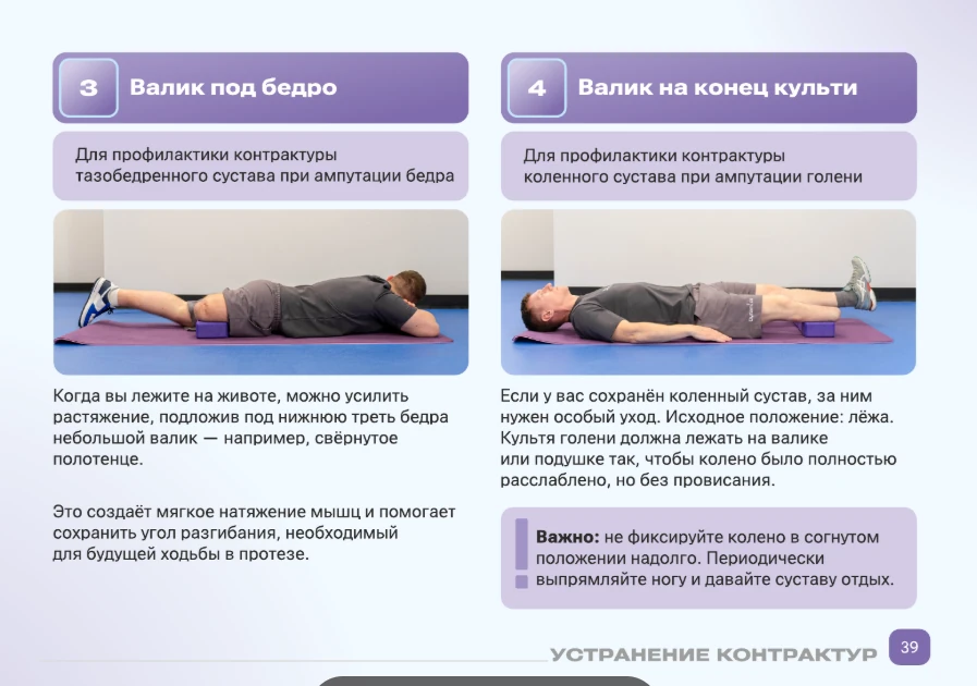 Раздел 4: контрактуры